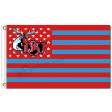 Ncaa Delaware State Hornissen 3'x5 'Polyester Flaggen national zum Verkauf