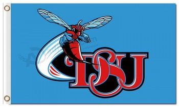 NCAA Delaware State Hornets 3'x5' polyester flags BLUE for sale