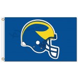 Ncaa Delaware fightin'blue Hennen 3'x5 'Polyester Flaggen Helm zum Verkauf