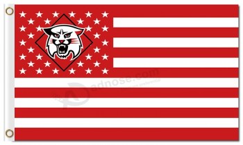 Ncaa davidson wildcats 3'x5 'banderas de poliéster stars stripes para la venta