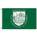 Ncaa darthmouth 큰 녹색 3'x5 '폴리 에스테르 플래그 판매