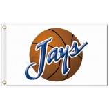 Benutzerdefinierte billig ncaa creighton bluejays 3'x5 'polyester fahnen basketball