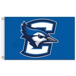 Benutzerdefinierte billig ncaa creighton bluejays 3'x5 'polyester fahnen