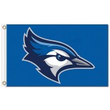 Benutzerdefinierte billig ncaa creighton bluejays 3'x5 'Polyester Flaggen Logo