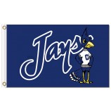 Benutzerdefinierte billige ncaa creighton bluejays 3'x5 'Polyester Fahnen Eicheln