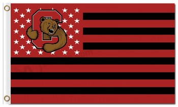 Custom cheap NCAA Cornell Big Red 3'x5' polyester flags stars stripes