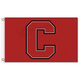 Gewohnheit billige ncaa cornell große rote 3'x5 'Polyesterflaggen c