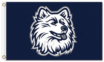 NCAA Connecticut Huskies 3'x5' polyester flags for sale