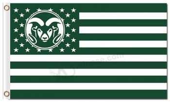 NCAA Colorado State Rams 3'x5' polyester flags stars stripes for sale