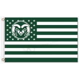 Ncaa colorado state rams 3'x5 'polyester fahnen sterne streifen zum verkauf