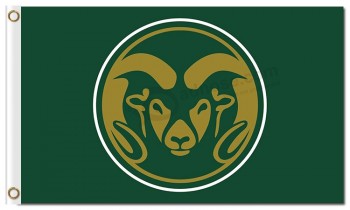 Ncaa Colorado State rammt 3'x5 'Polyester Flaggen Logo zu verkaufen