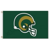Ncaa Colorado State Rams 3'x5 'Polyester Fahnen Helm zu verkaufen