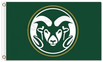 Ncaa Colorado State rammt 3'x5 'Polyester Flaggen Logo zu verkaufen