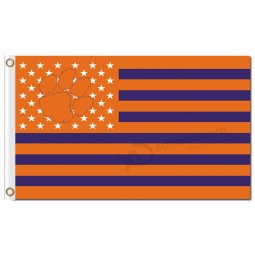 Ncaa Clemson Tiger 3'x5 'Polyester Fahnen Sternenbanner zum Verkauf