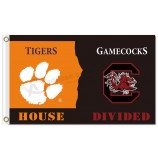 Ncaa clemson tiger 3'x5 'polyester fahnen gegen gamecocks zum verkauf