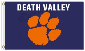 Ncaa clemson tijger 3'x5 'polyester vlaggen death valley te koop