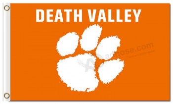Ncaa clemson tiger 3'x5 'banderas de poliéster Death Valley para la venta