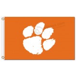 Ncaa clemson tiger 3'x5 'polyester fahnen orange zum verkauf