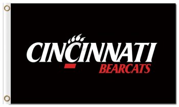 Custom cheap NCAA Cincinnati Bearcats 3'x5' polyester flags team name