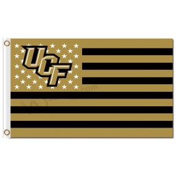 Benutzerdefinierte hoch-Ende ncaa central florida goldene ritter 3'x5 'polyester flags us national