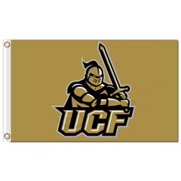 Custom high-end NCAA Central Florida Golden Knights 3'x5' polyester flags