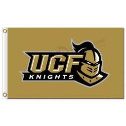 Custom high-end NCAA Central Florida Golden Knights 3'x5' polyester flags UCF