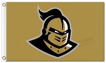 Custom high-end NCAA Central Florida Golden Knights 3'x5' polyester flags logo
