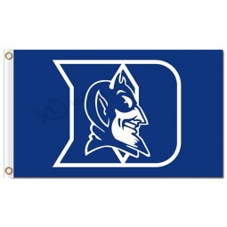 Großhandel benutzerdefinierte hoch-Ende ncaa central connecticut zustand blau teufel 3'x5 'polyester fahnen blau