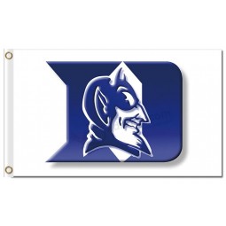 Großhandel benutzerdefinierte hoch-Ende ncaa central connecticut zustand blau teufel 3'x5 'polyester fahnen logo in d