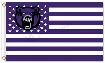 批发定制高-结束ncaa中央阿肯色州承担3'x5'涤纶国旗