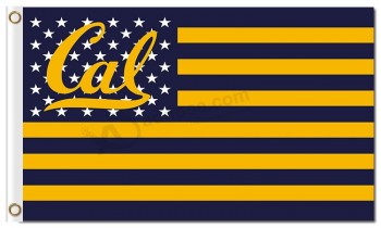 Al por mayor personalizado alto-Final ncaa california golden bears 3'x5 'banderas de poliéster nacionales