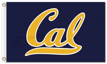 Wholesale custom high-end NCAA California Golden Bears 3'x5' polyester flags CAL