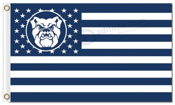 Groothandel custom goedkope ncaa butler bulldogs 3'x5 'polyester vlaggen sterren strepen
