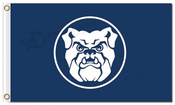 Großhandel benutzerdefinierte billige ncaa Butler Bulldogs 3'x5 'Polyester Flaggen Logo