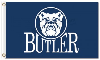 Großhandelskundenspezifische billige ncaa Butler-Bulldoggen 3'x5 Polyesterflaggen