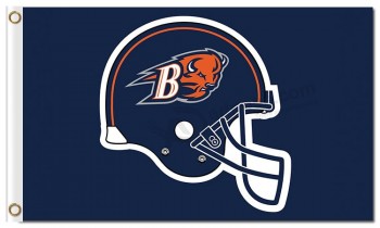 Wholesale custom cheap NCAA Bucknell Bison 3'x5' polyester flags helmet