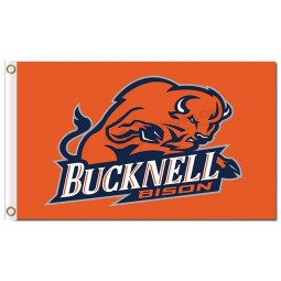 Wholesale custom cheap NCAA Bucknell Bison 3'x5' polyester flags