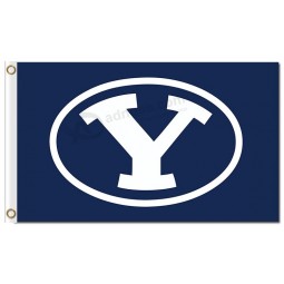 Wholesale custom cheap NCAA Brigham Young Cougars 3'x5' polyester flags Y
