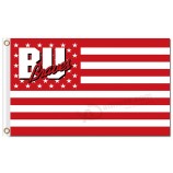 Groothandel custom goedkope ncaa bradley braves 3'x5 'polyester vlaggen nationale