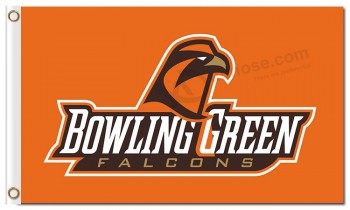 Wholesale custom NCAA Bowlling Green Falcons 3'x5' polyester flags