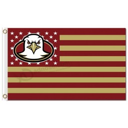 Großhandelsgewohnheit ncaa Boston-Hochschuladler 3'x5 Polyester kennzeichnet nationales