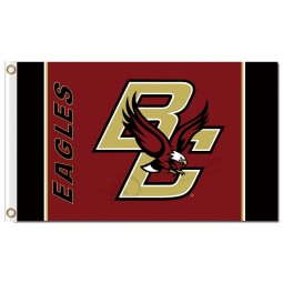 Großhandelsgewohnheit ncaa Boston-Collegeadler 3'x5 Polyester kennzeichnet Spalte