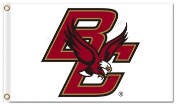 Ncaa boston college aigles 3'x5 'polyester bannières et drapeaux de sport bc