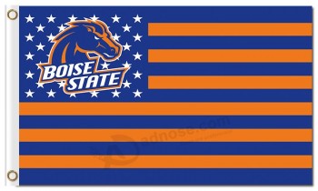 Ncaa boise estado broncos 3'x5 'poliéster esportes bandeiras e bandeiras nacionais