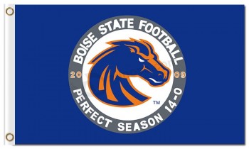 NCAA Boise State Broncos 3'x5' polyester sports banners and flags round logo
