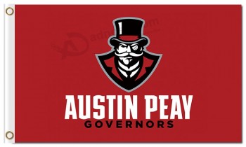Ncaa austin peay governors 3'x5 'poliestere bandiere sportive a basso costo
