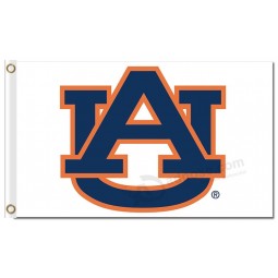 Ncaa kastanienbraune Tiger 3'x5 'Polyester billig Sportfahnen weiß