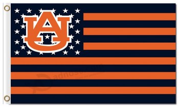 Ncaa auburn老虎3'x5'聚酯便宜的运动旗帜全国
