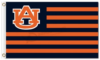 NCAA Auburn Tigers 3'x5' polyester team banners STRIPES