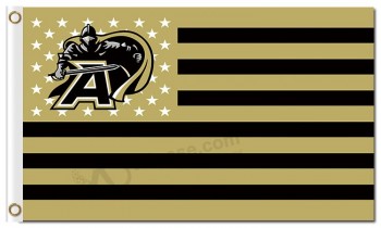 NCAA esercito nero personalizzato di alta qualità 3'x5 'poliestere squadra banner nazionale